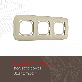 Рамка Arte Milano 505.05-3.shampan