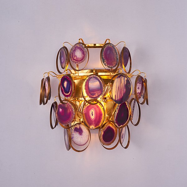 Бра AGATE WALL Purple by ImperiumLoft
