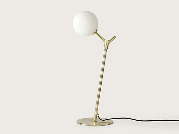 Настольная лампа Atom латунь Aromas del Campo