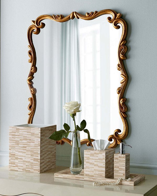 Зеркало в золотой раме Мюррей Louvre Home LHDWM886ZYH