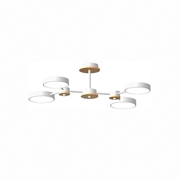 Люстра на штанге LED4U L3215-630 WH