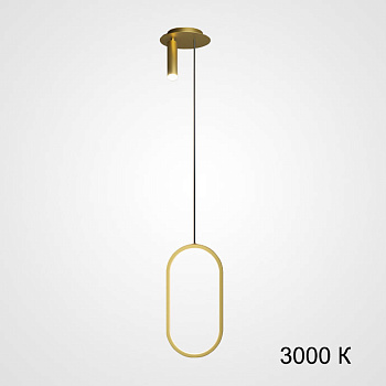 Подвесной светильник STRING D Brass 3000К by ImperiumLoft