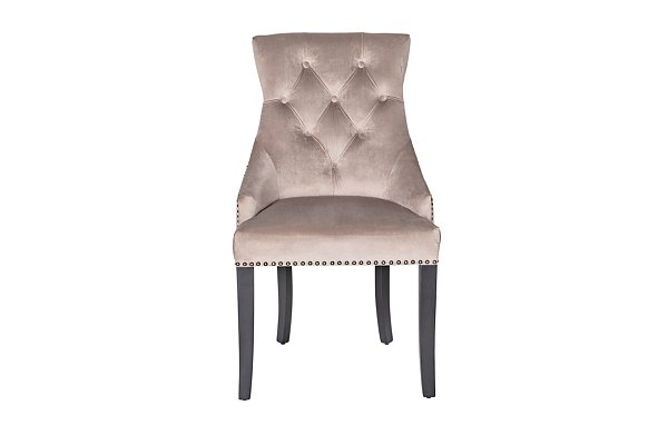 Стул велюровый серо-бежевый Garda Decor 236-2K-БЕЖ-Riv16