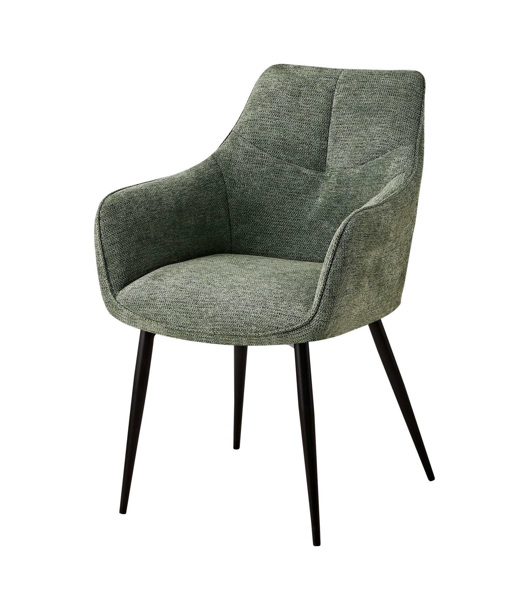 Стул обеденный Lynet рогожка серо-зеленый Stool Group