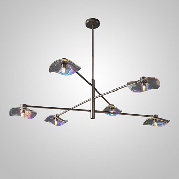 Потолочная люстра MILIAN CH L6 Black Grey by ImperiumLoft