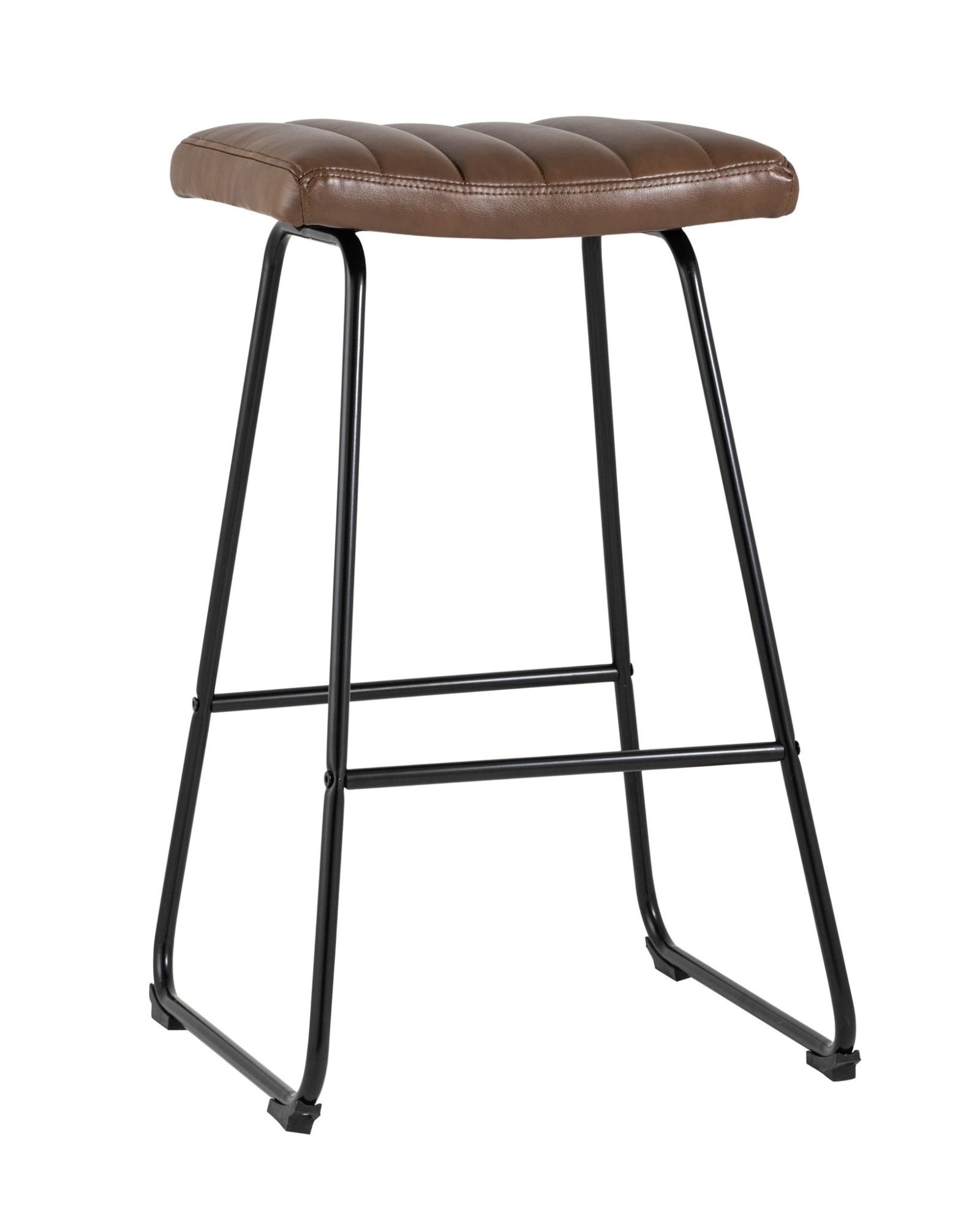 Стул барный Ковбой экокожа коричневый Stool Group