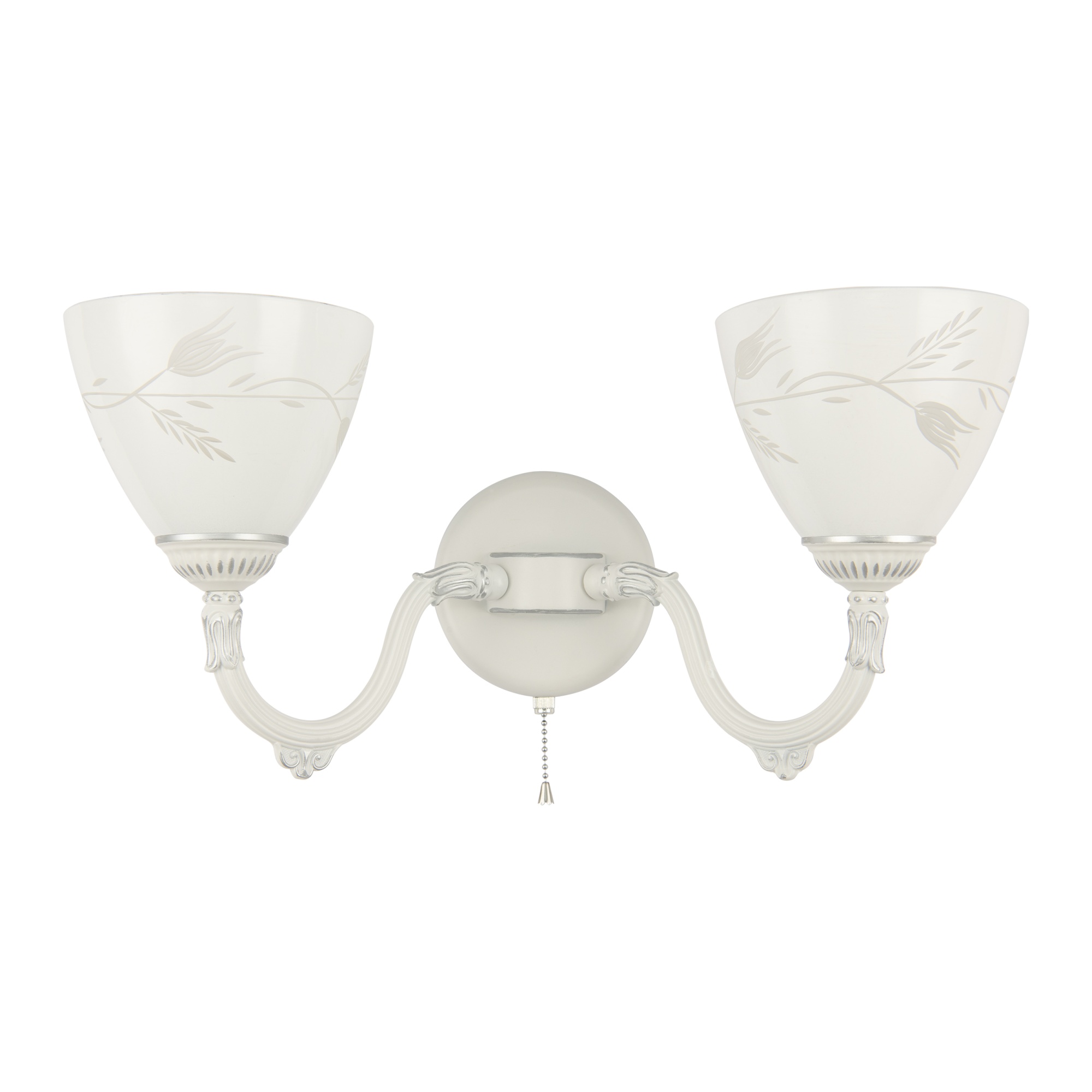 Бра с плафонами 347837/2W WT+SL Arte Milano