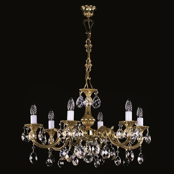 Люстра Artglass ALICE VI. BRASS ANTIQUE CE