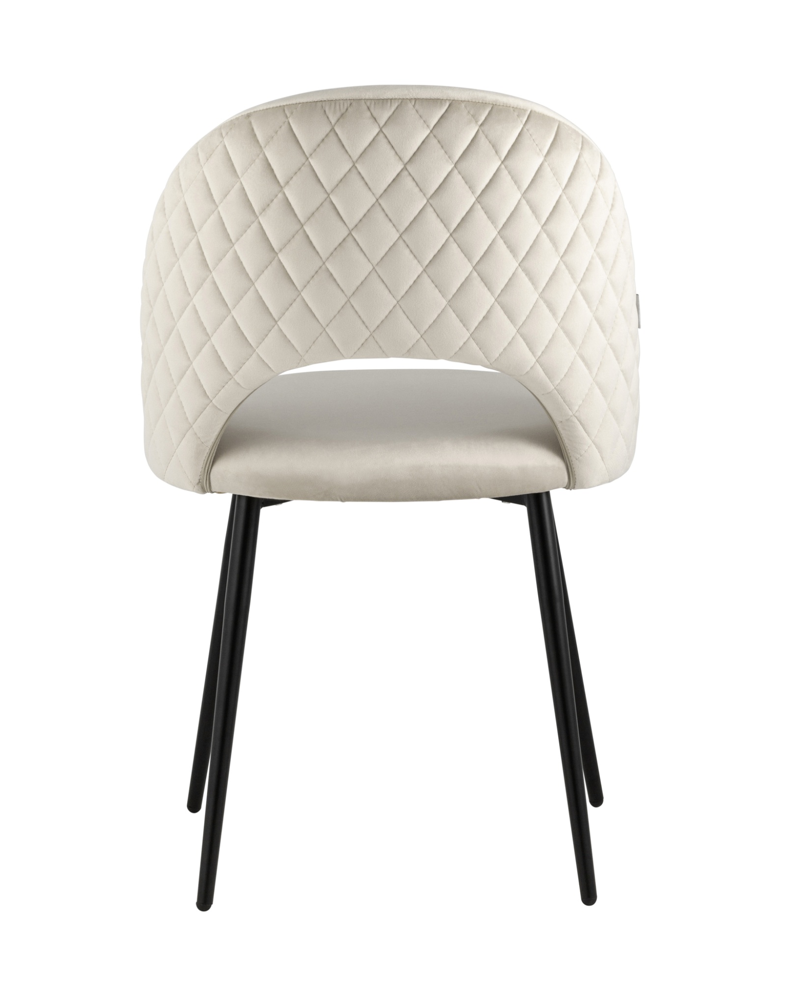 Стул Меган NEW велюр с ромбами бежевый Stool Group