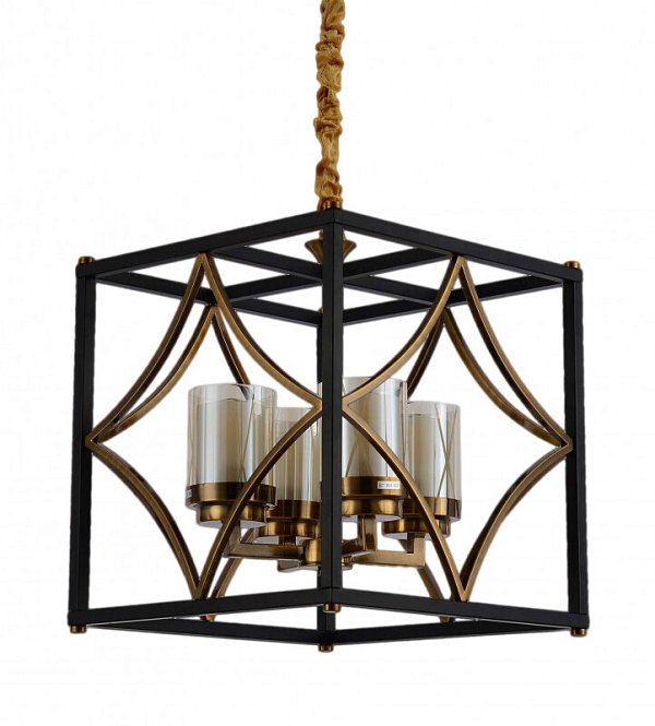 Подвесная люстра Lumina Deco LDP 1223-4 BK+MD