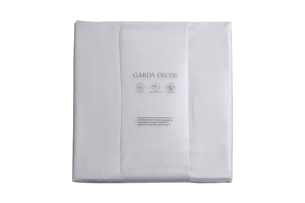 Простыня сатиновая 270х280см бежевая Garda Decor 107TD-D903G-PROS BEG