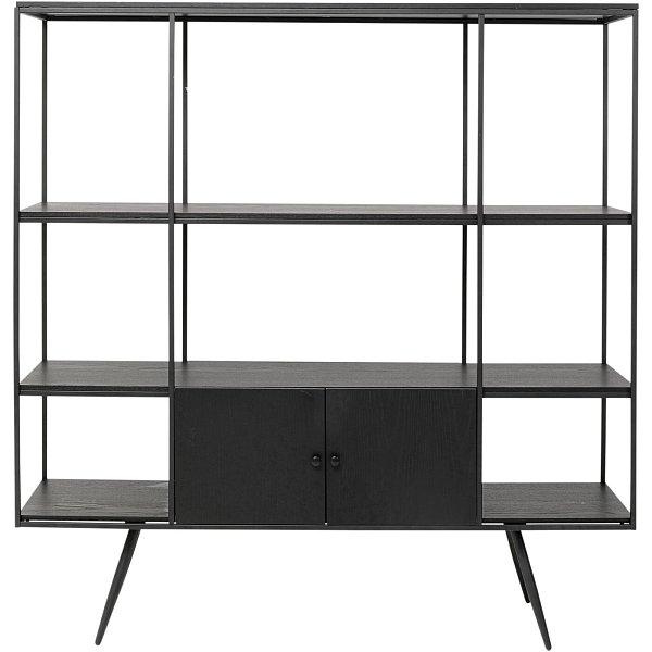 Стеллаж Cosy Sixties Black 180x183 см KARE 87951