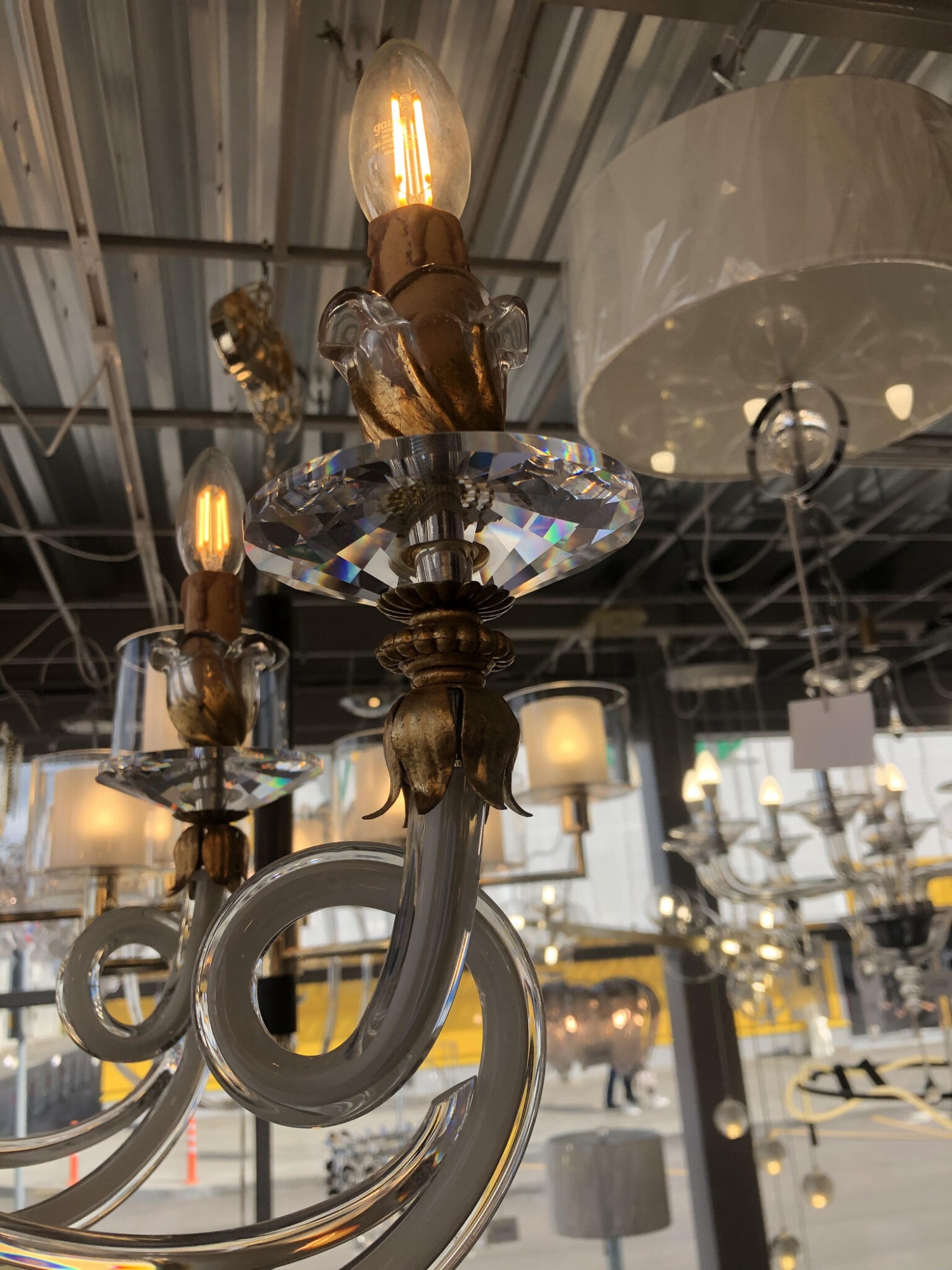 Люстра Passeri 8320/6 dec 01 vetro bianco