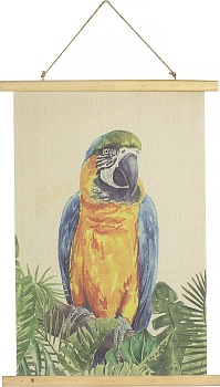 Картина подвесная "Попугай" Glasar 49-262
