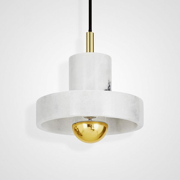 Подвесной Светильник Stone Pendant White By Imperiumloft By Imperiumloft