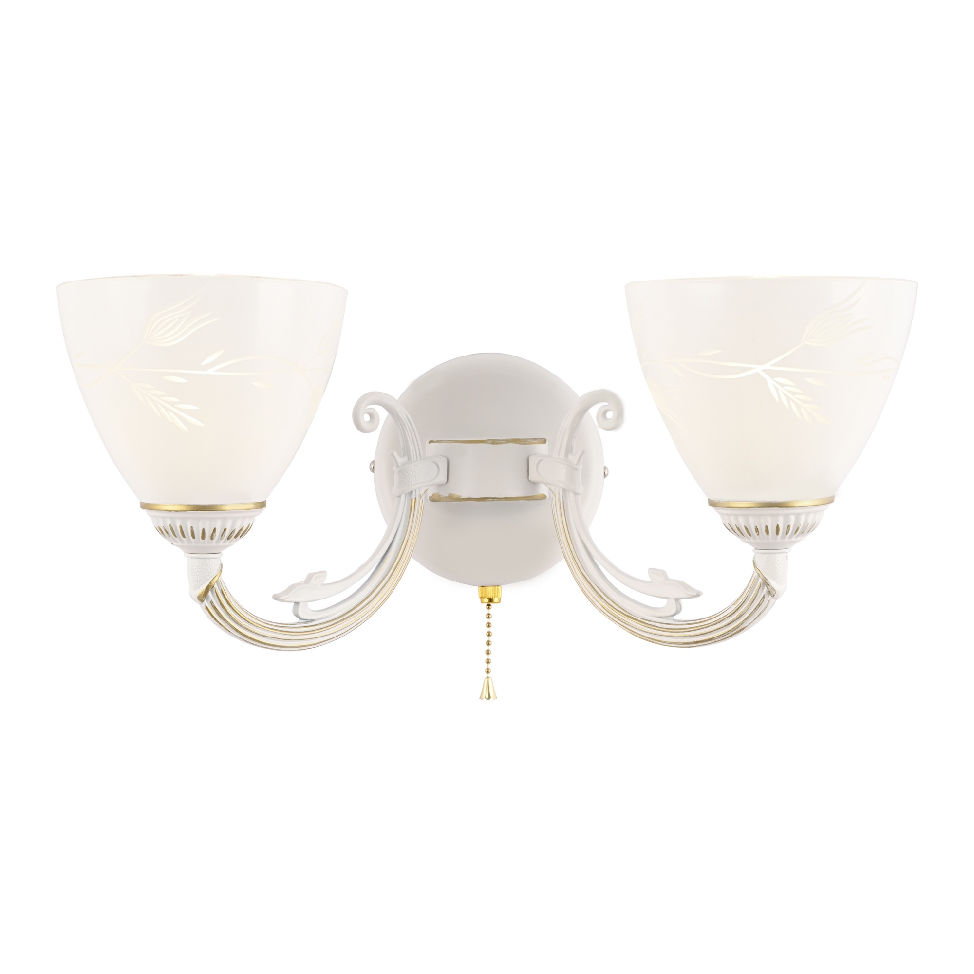 Бра с плафонами 343659/2W WT+G Arte Milano