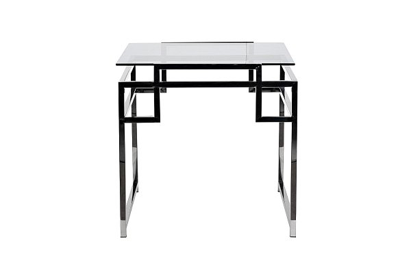 Столик журнальный темное стекло/темный хром Garda Decor 47ED-ET162BL