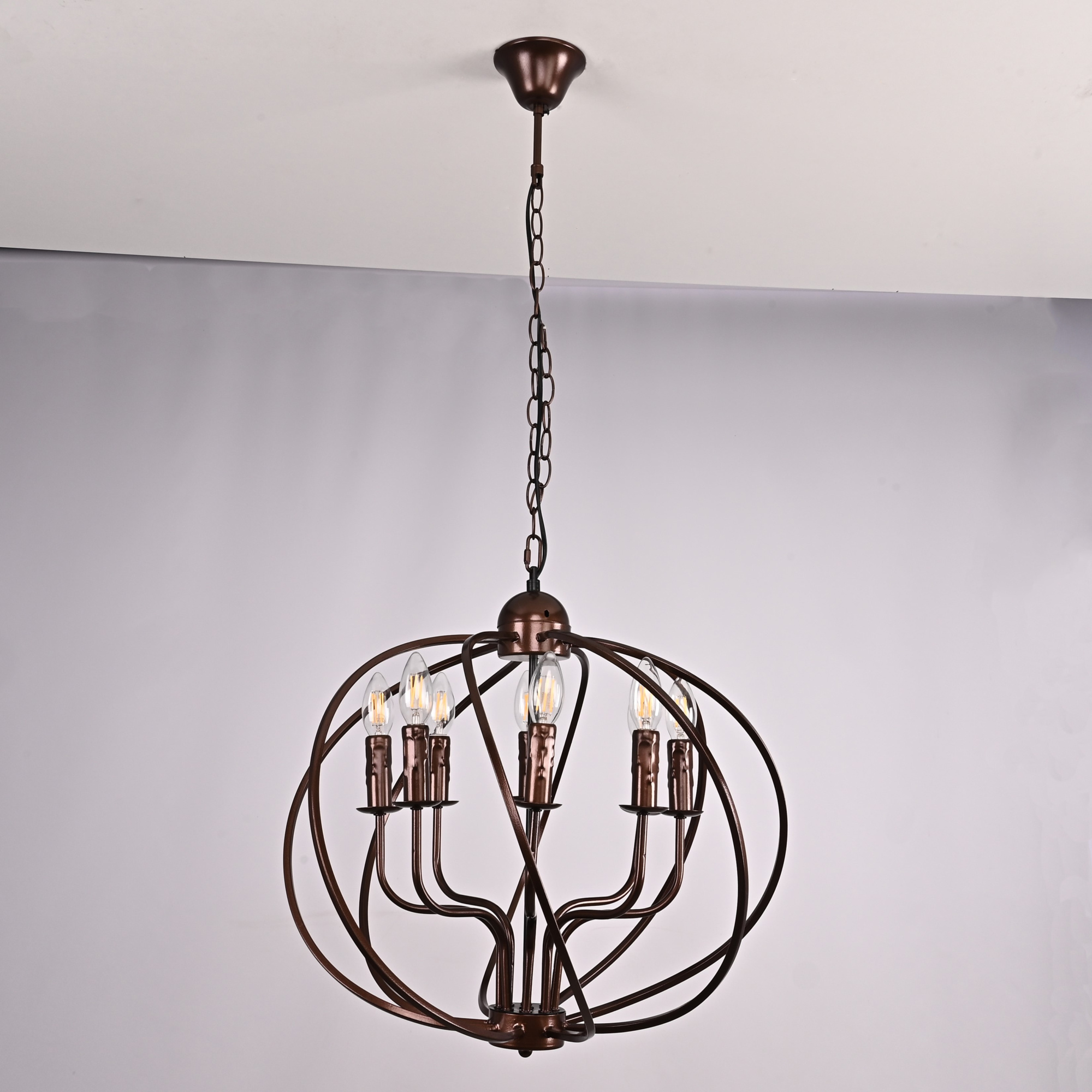 Подвесная люстра Cagie Dark chocolate L8 by ImperiumLoft