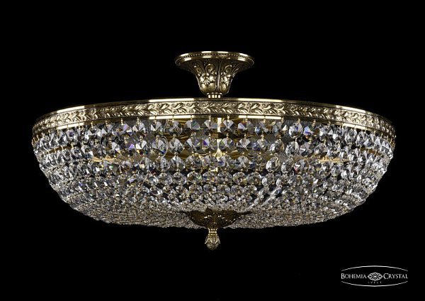 Люстра на штанге Bohemia Ivele Crystal 19111/55IV GB C1