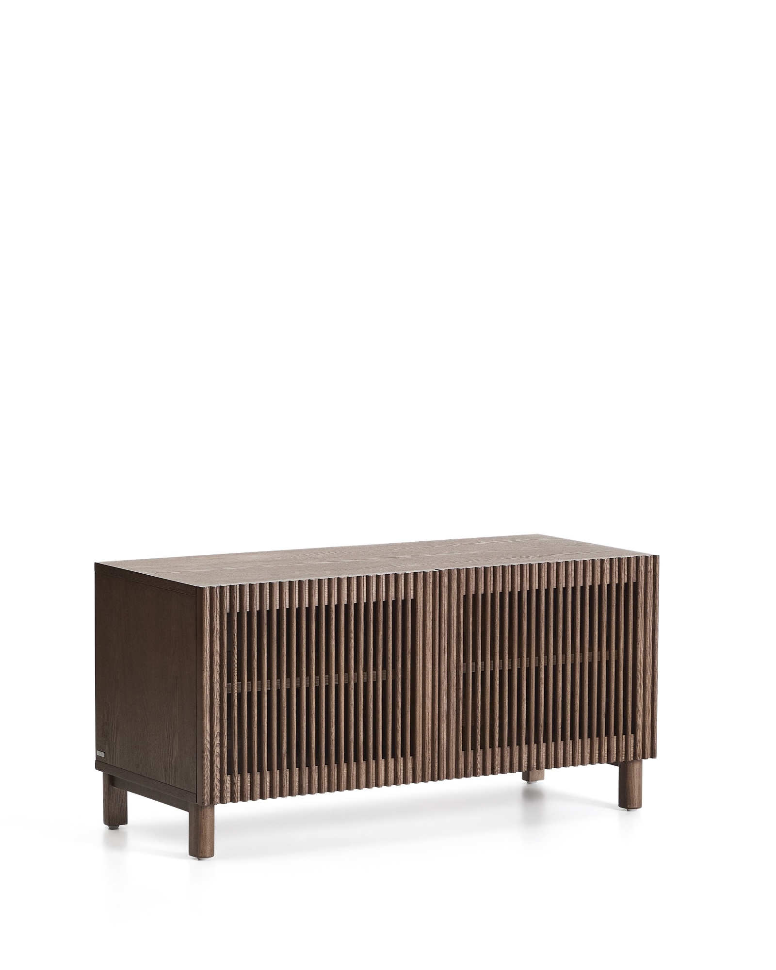 Тумба для обуви Beyla из ясеня с отделкой под орех La Forma (ex Julia Grup)