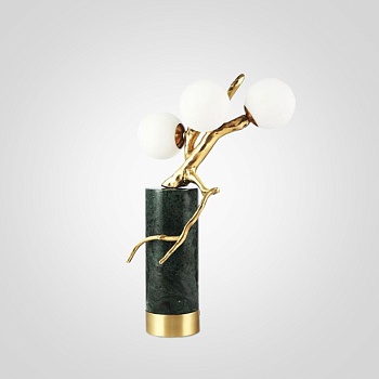 Настольная лампа Marble Branch Коричневый мрамор by ImperiumLoft