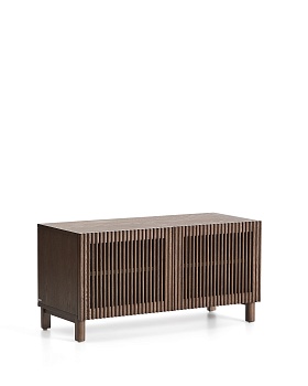 Тумба для обуви Beyla из ясеня с отделкой под орех La Forma (ex Julia Grup)