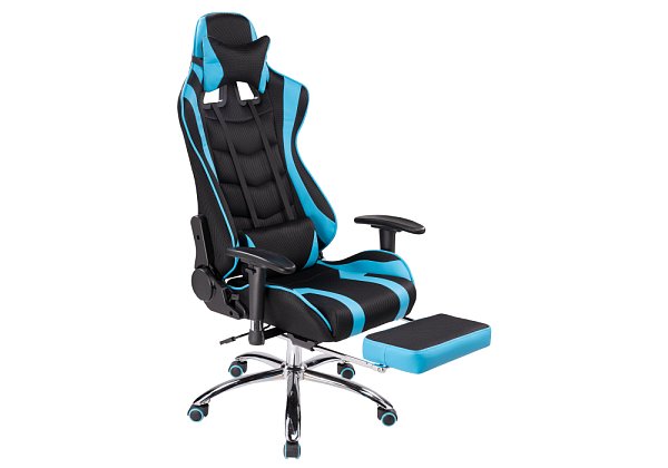 Стул Woodville Kano 1 light blue / black 11909