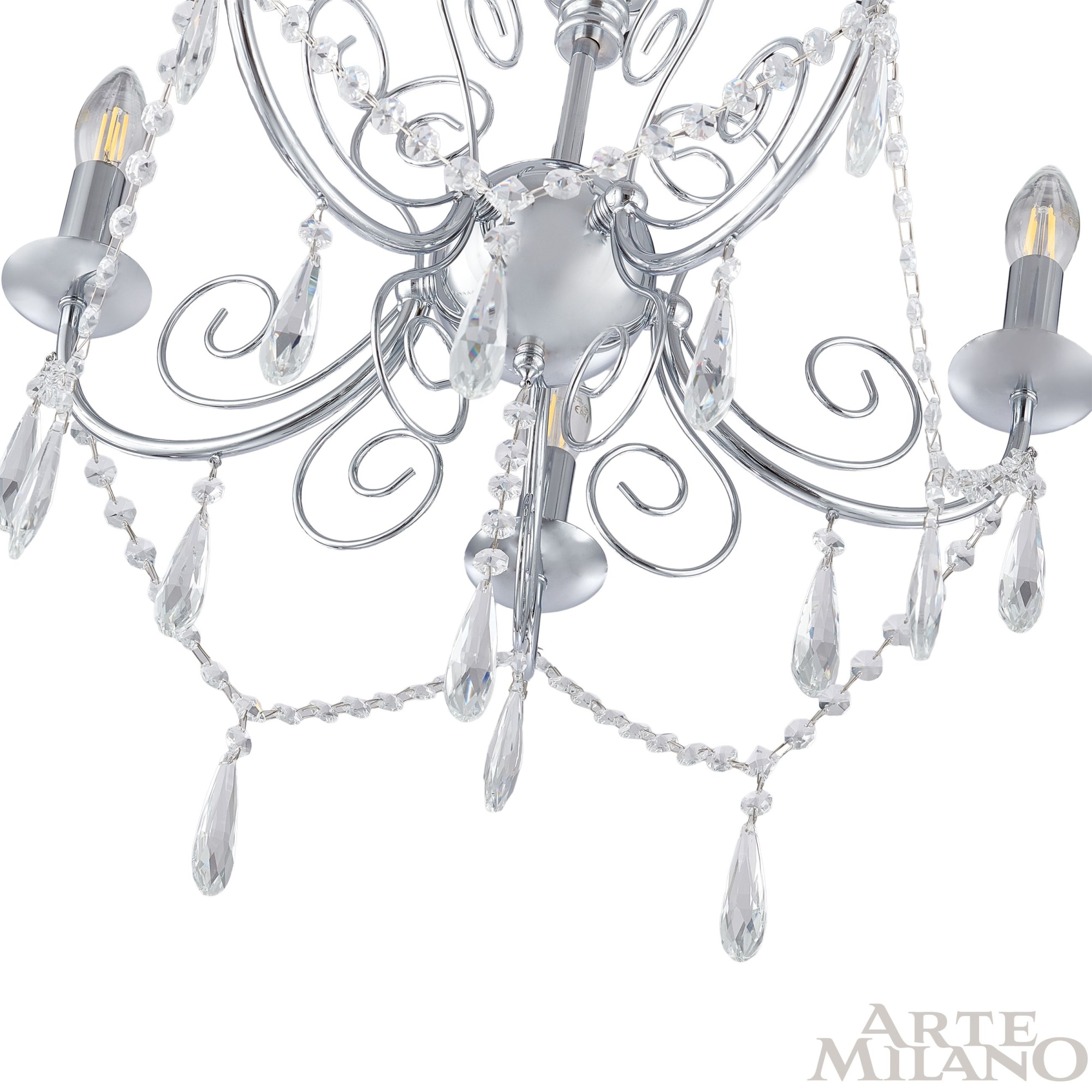 Люстра 345620/5 CR Arte Milano