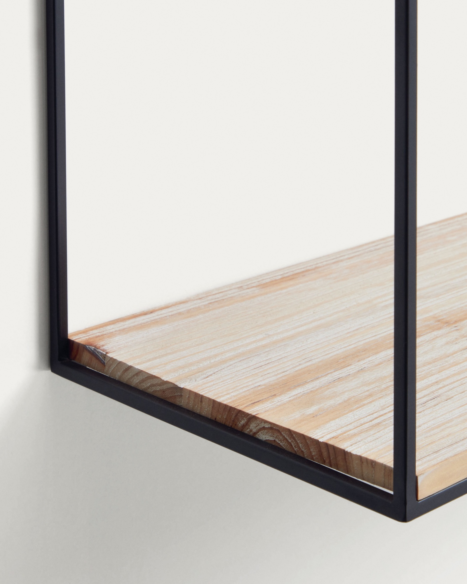 Полка Edwina черная La Forma (ex Julia Grup)