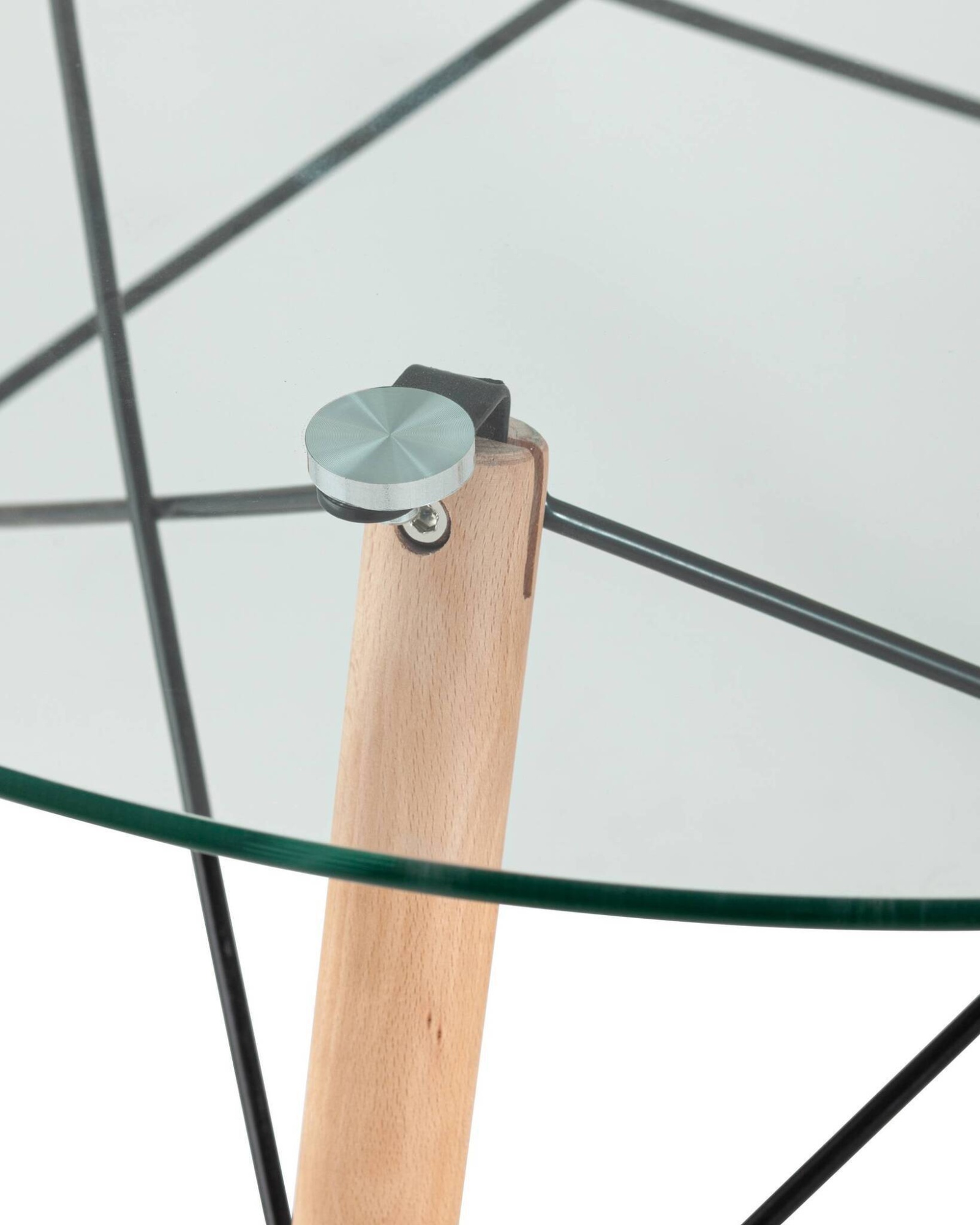 Стол DSW D80 стеклянный Stool Group