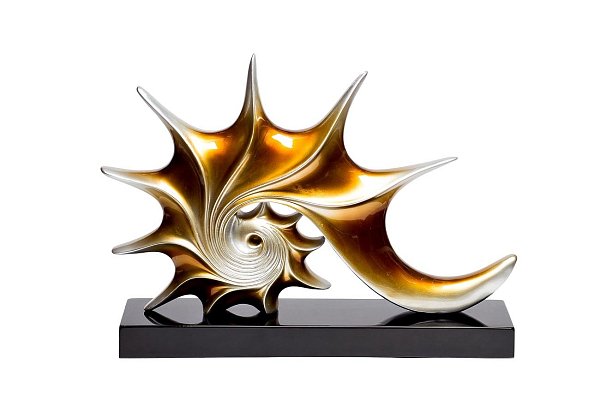 Статуэтка "Абстракция" (золотая) Garda Decor D5234