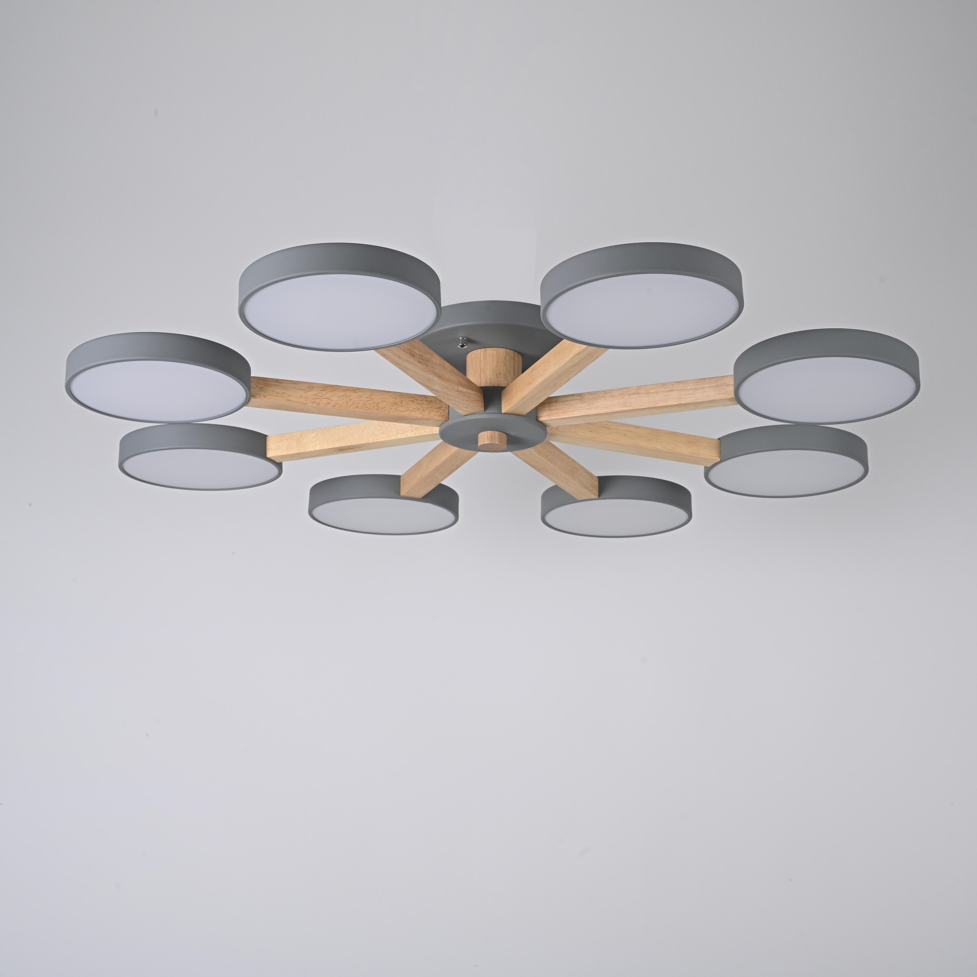 Потолочная люстра TURNA 8 Gray by ImperiumLoft