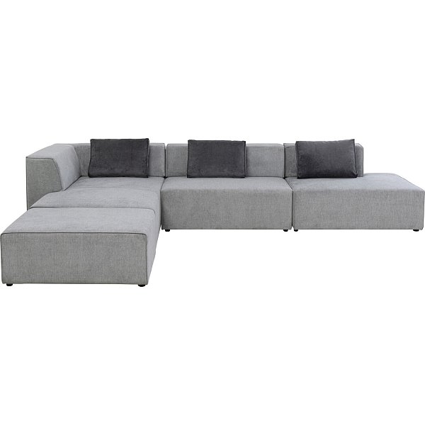 Диван угловой левосторонний Infinity Atlanta Grey Left KARE 86586