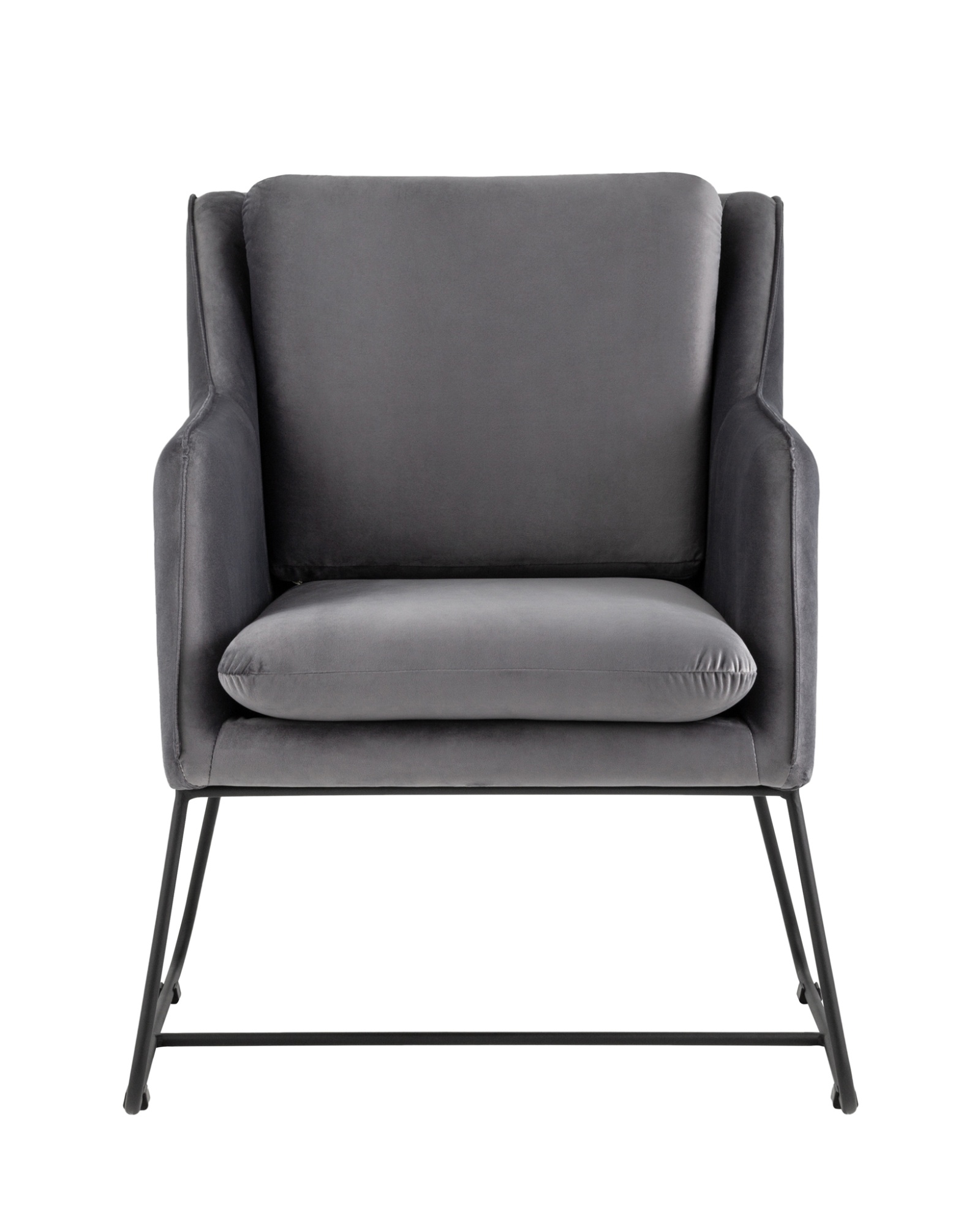 Кресло Роланд велюр серый Stool Group