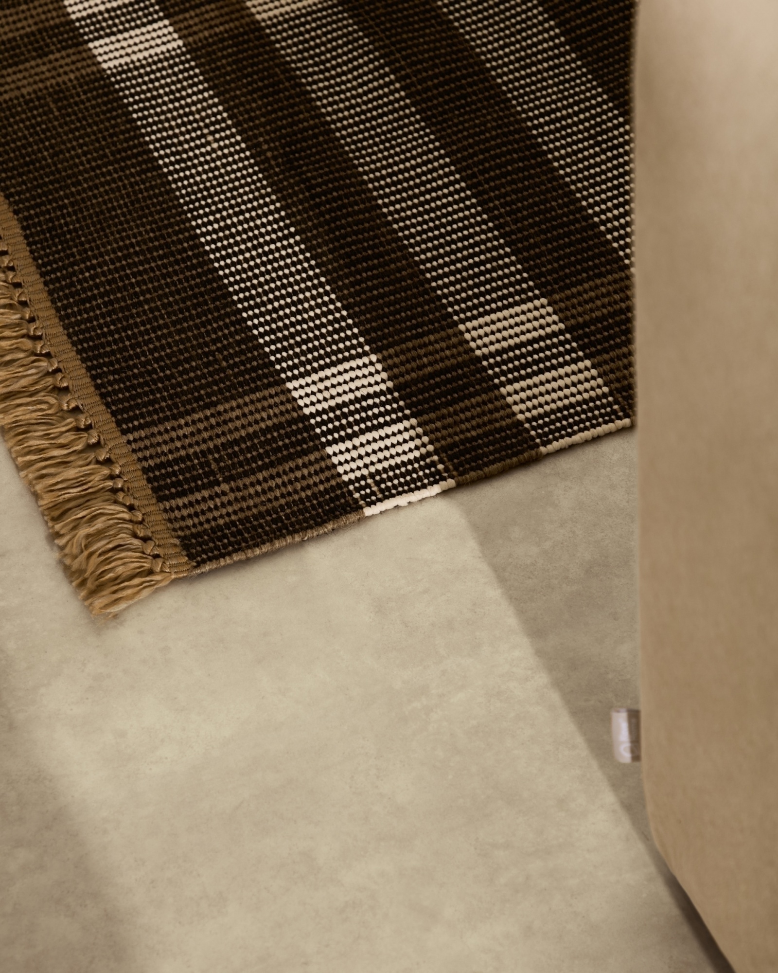 Коврик Barani из полипропилена коричневого и чёрного цвета 60 x 90 см La Forma (ex Julia Grup)