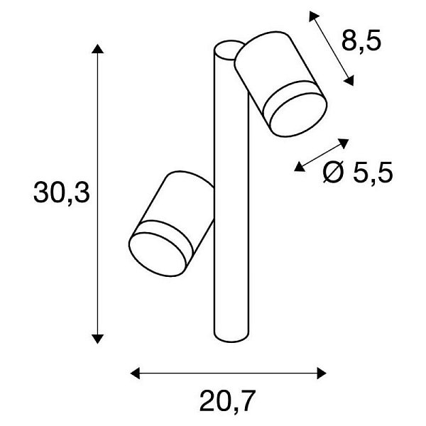 Столб уличный SLV 233285