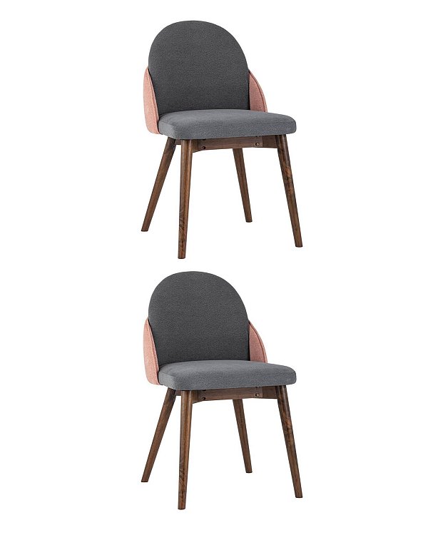 Стул HELGA темно-серый/коралловый 2 шт. Stool Group