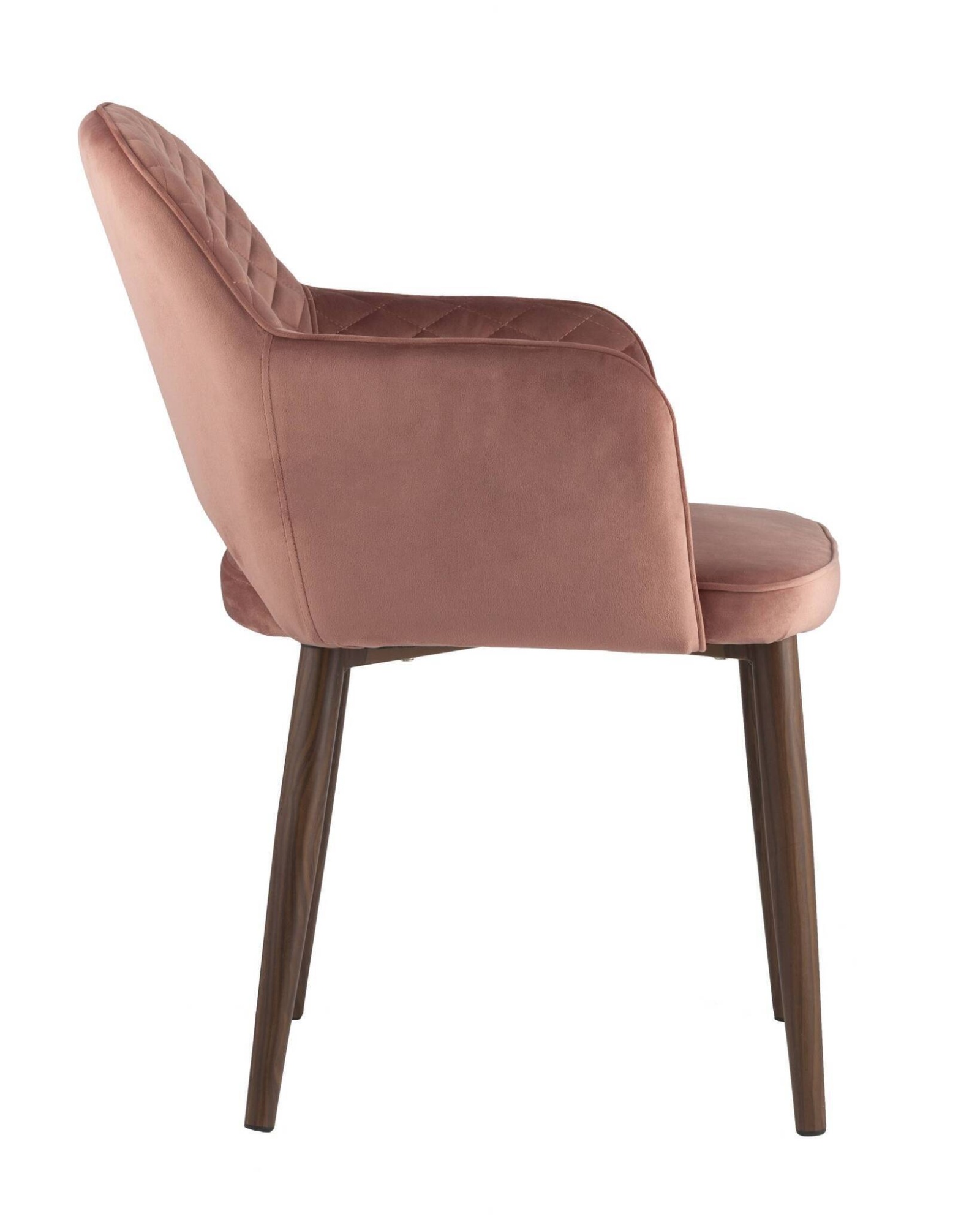 Стул Венера диамант велюр пыльно-розовый Stool Group