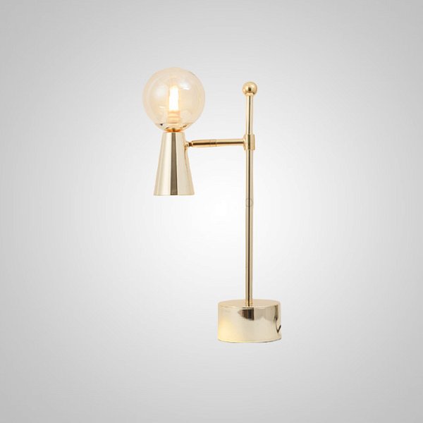Настольная лампа ABELINA TAB Gold Amber by ImperiumLoft