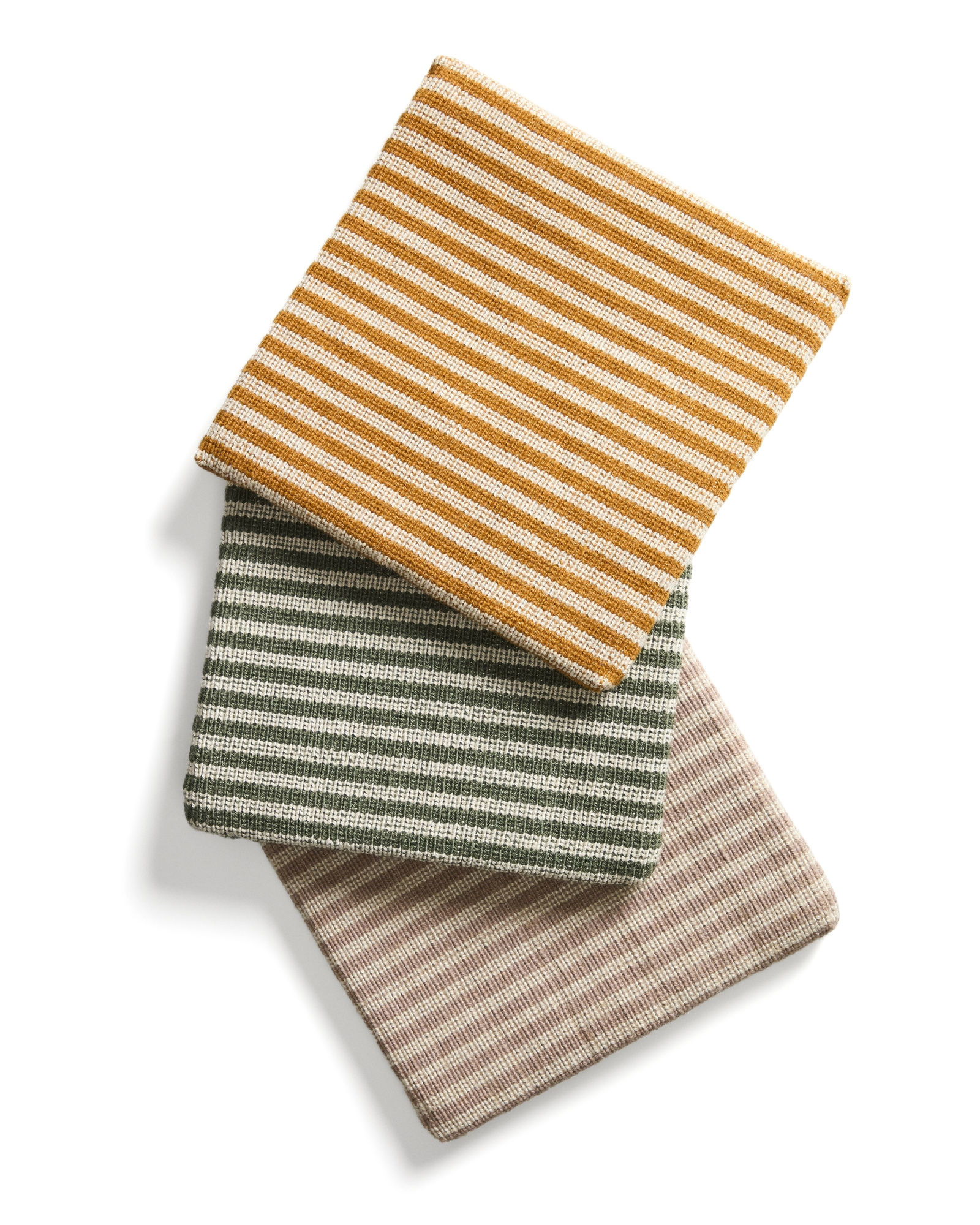 Подушка для стула Dirome в зеленую полоску, 100% ПЭТ, 40 x 40 см La Forma 481407