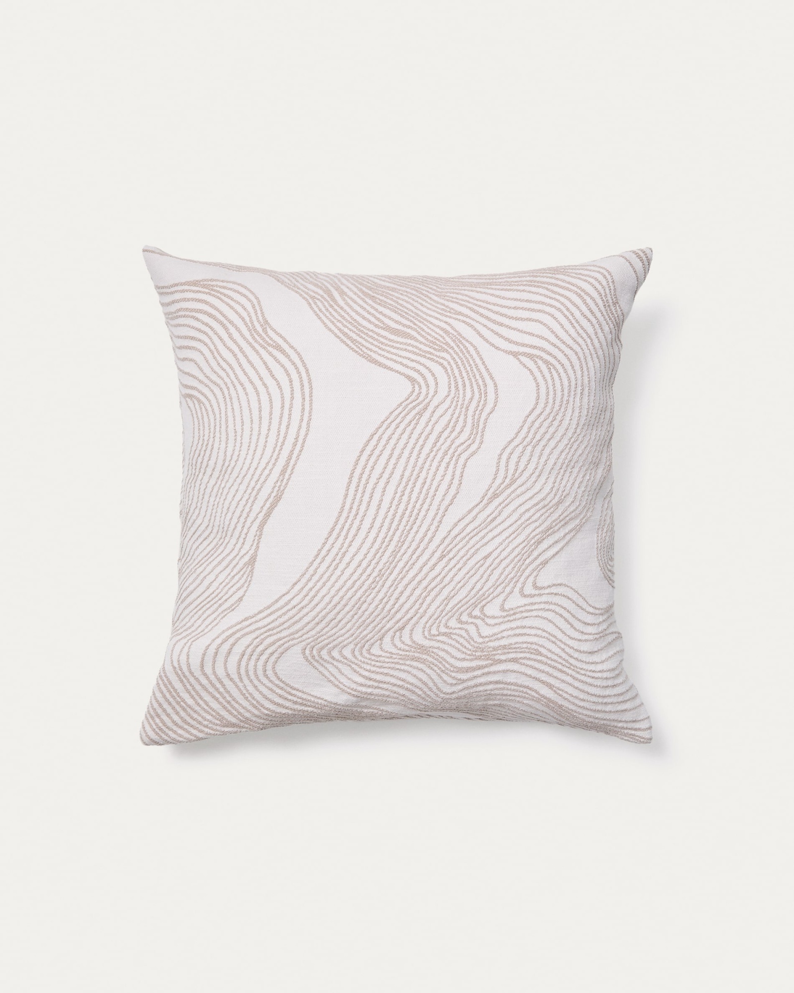 Чехол для подушки Ondara с бежевым графическим узором 50 x 50 см La Forma (ex Julia Grup)