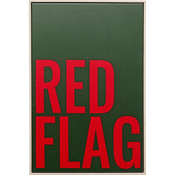 Картина Red Flag 40x60cm KARE 56791