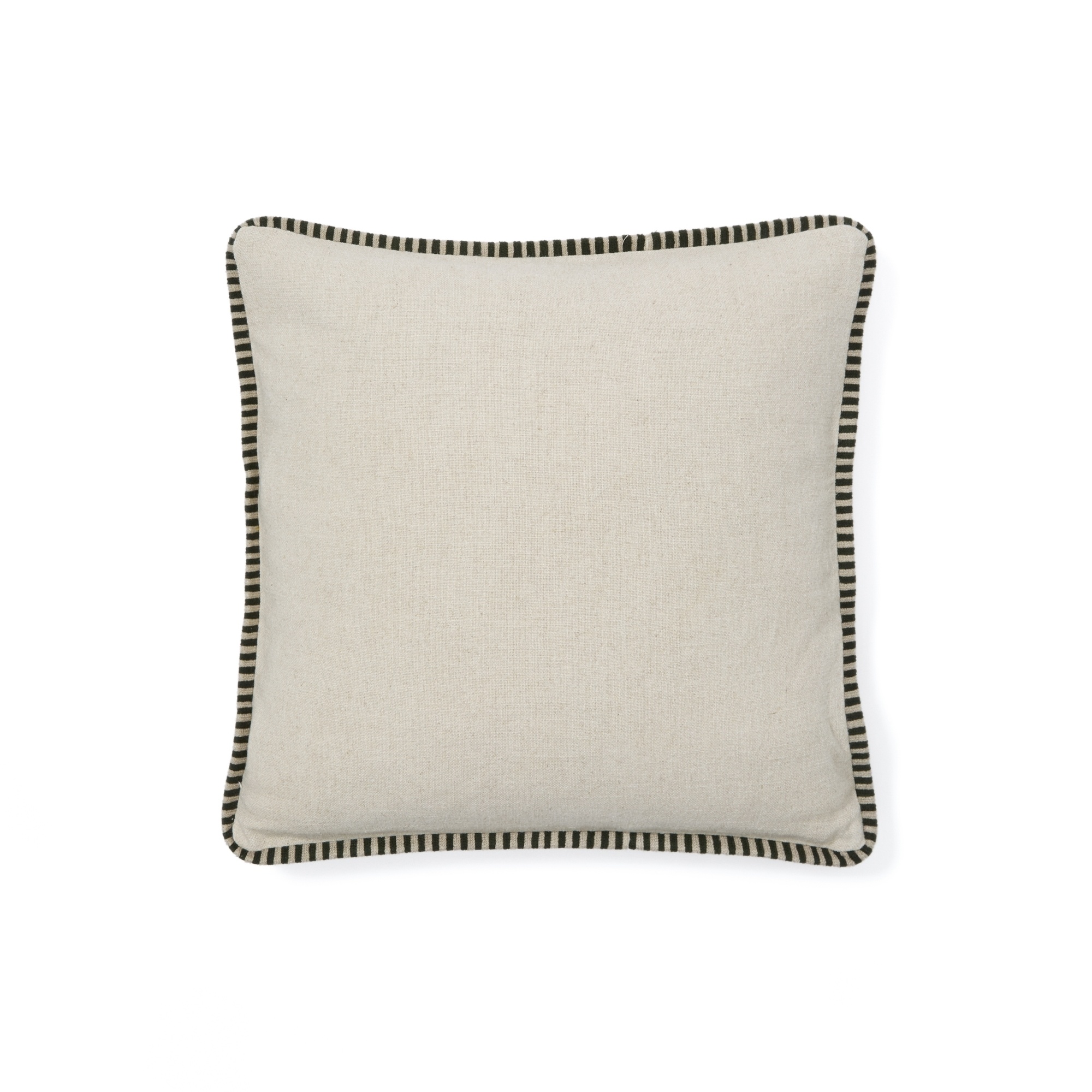 Чехол для подушки бежевого цвета Ardit с зеленой полосой 45 x 45 La Forma (ex Julia Grup)