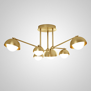 Потолочная люстра FABIANA L6 Brass by ImperiumLoft