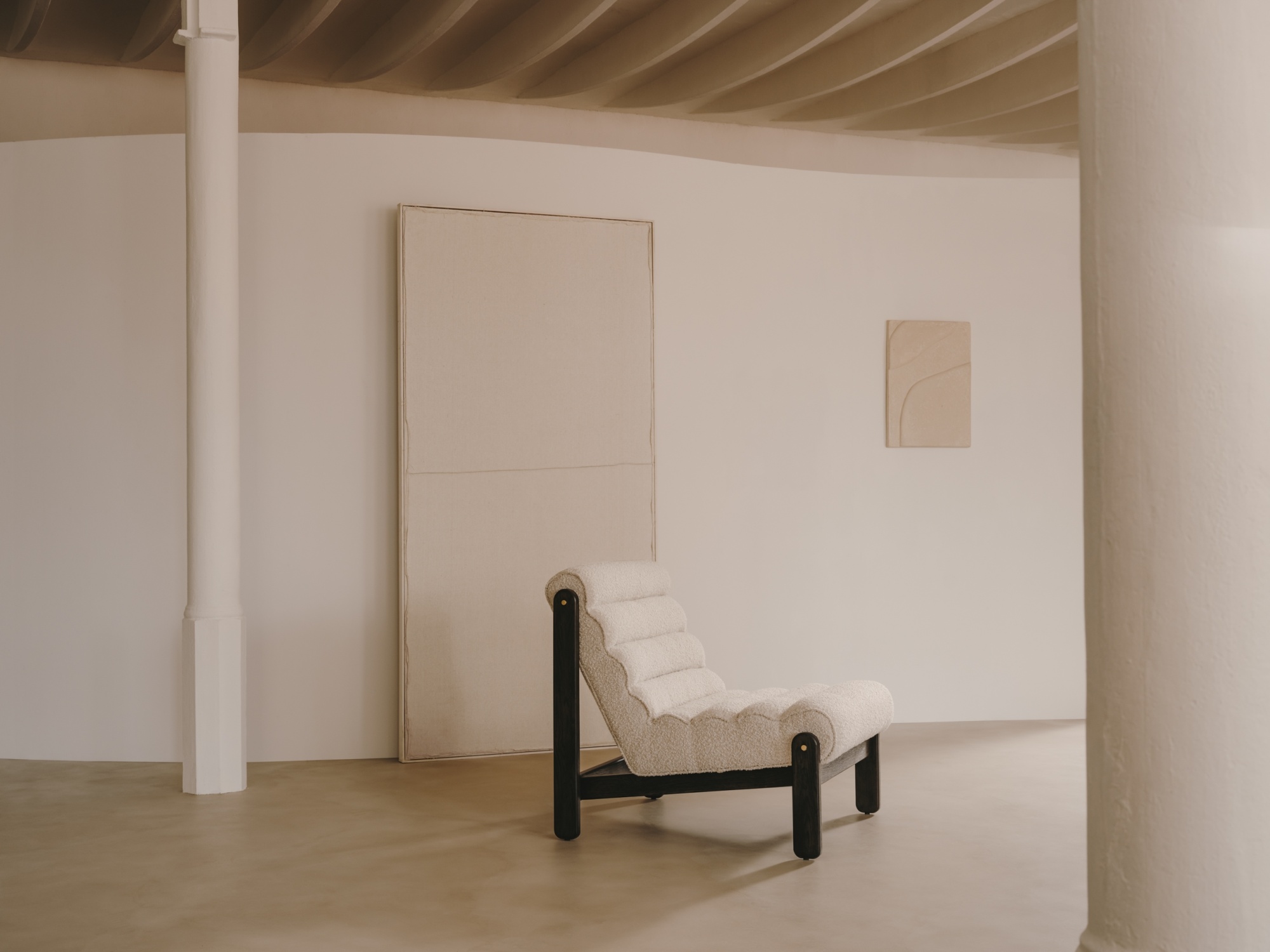 Mirta Картина из папье-маше бежевая 40 х 58 см La Forma (ex Julia Grup)