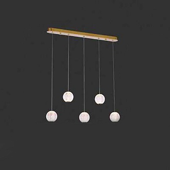 Подвесной светильник STORMS MORE L5 Gold Планка by ImperiumLoft