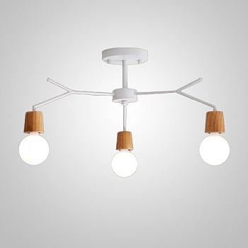 Люстра на штанге LES L3 White by ImperiumLoft