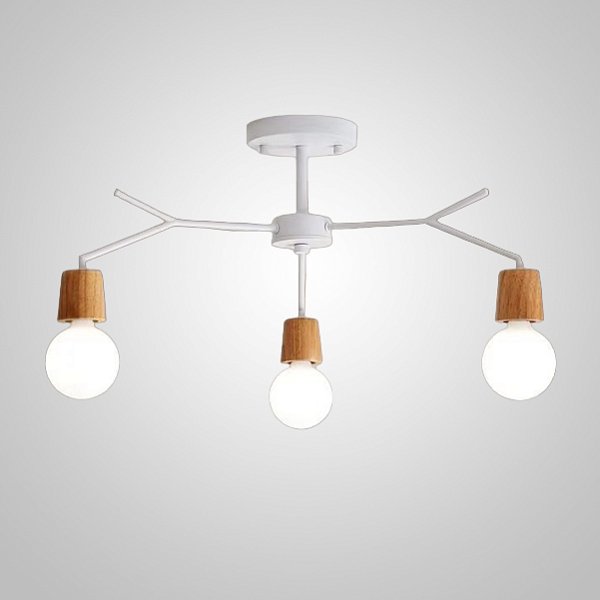 Люстра на штанге LES L3 White by ImperiumLoft
