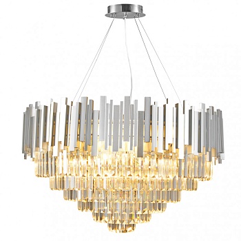 Подвесная люстра Natali Kovaltseva VERTIGO 81440/12C SILVER