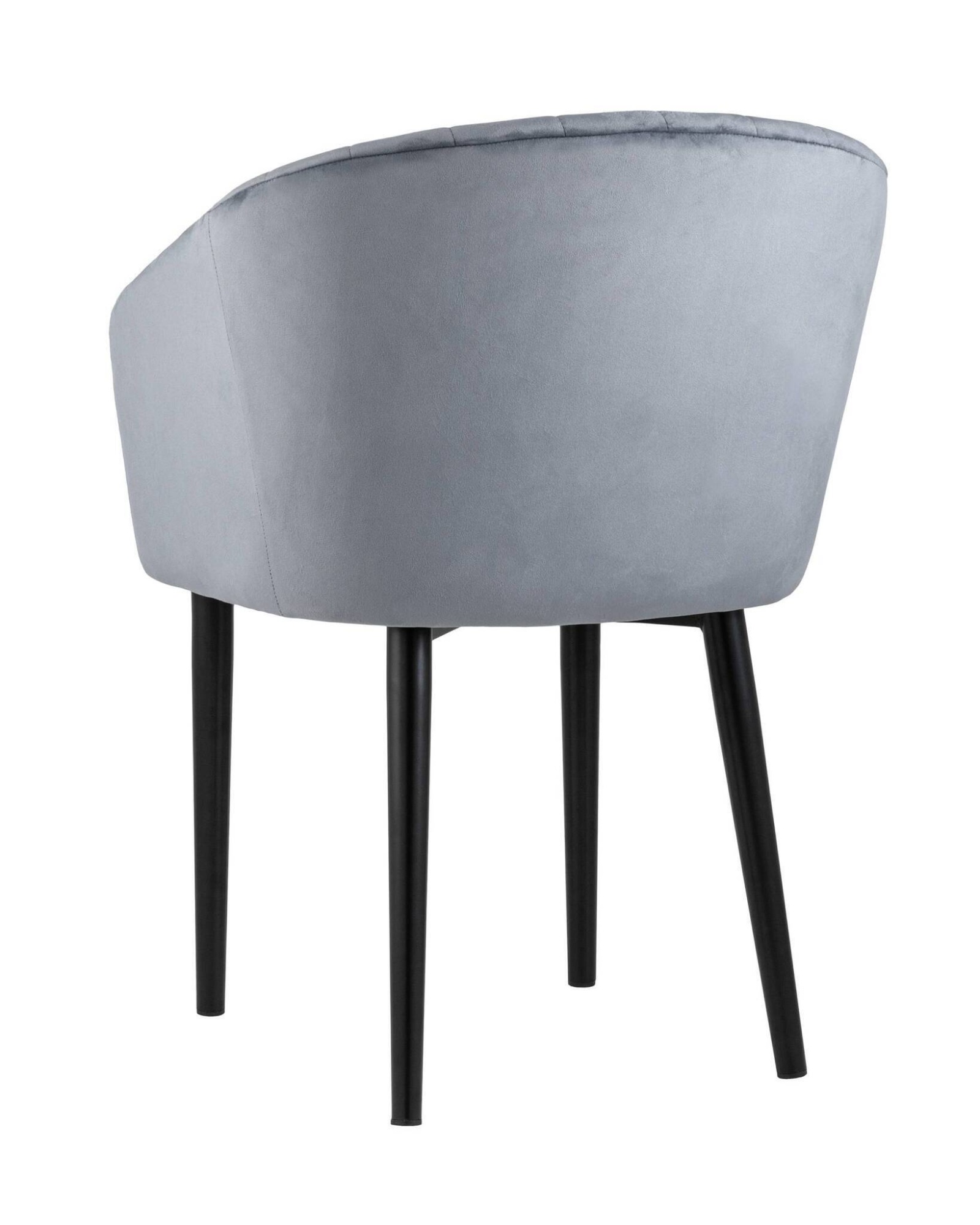 Стул с подлокотниками Нейтон велюр серый Stool Group